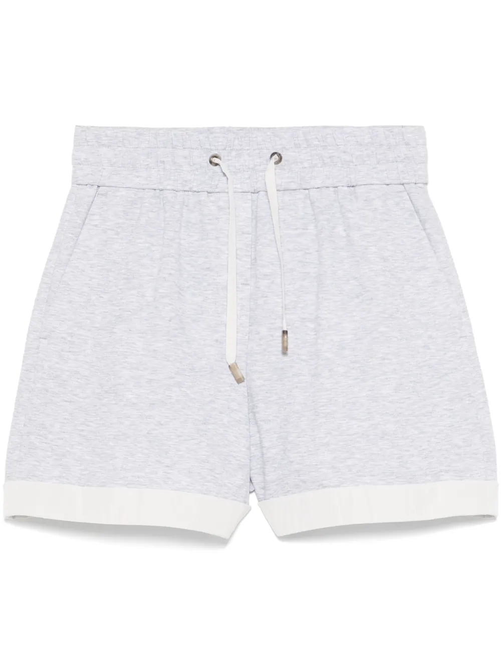 Peserico mélange-effect shorts | Grey | Image 1