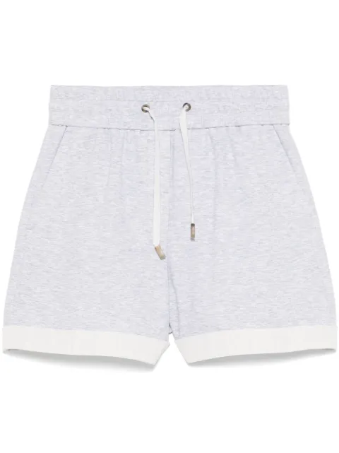 Peserico mélange-effect shorts