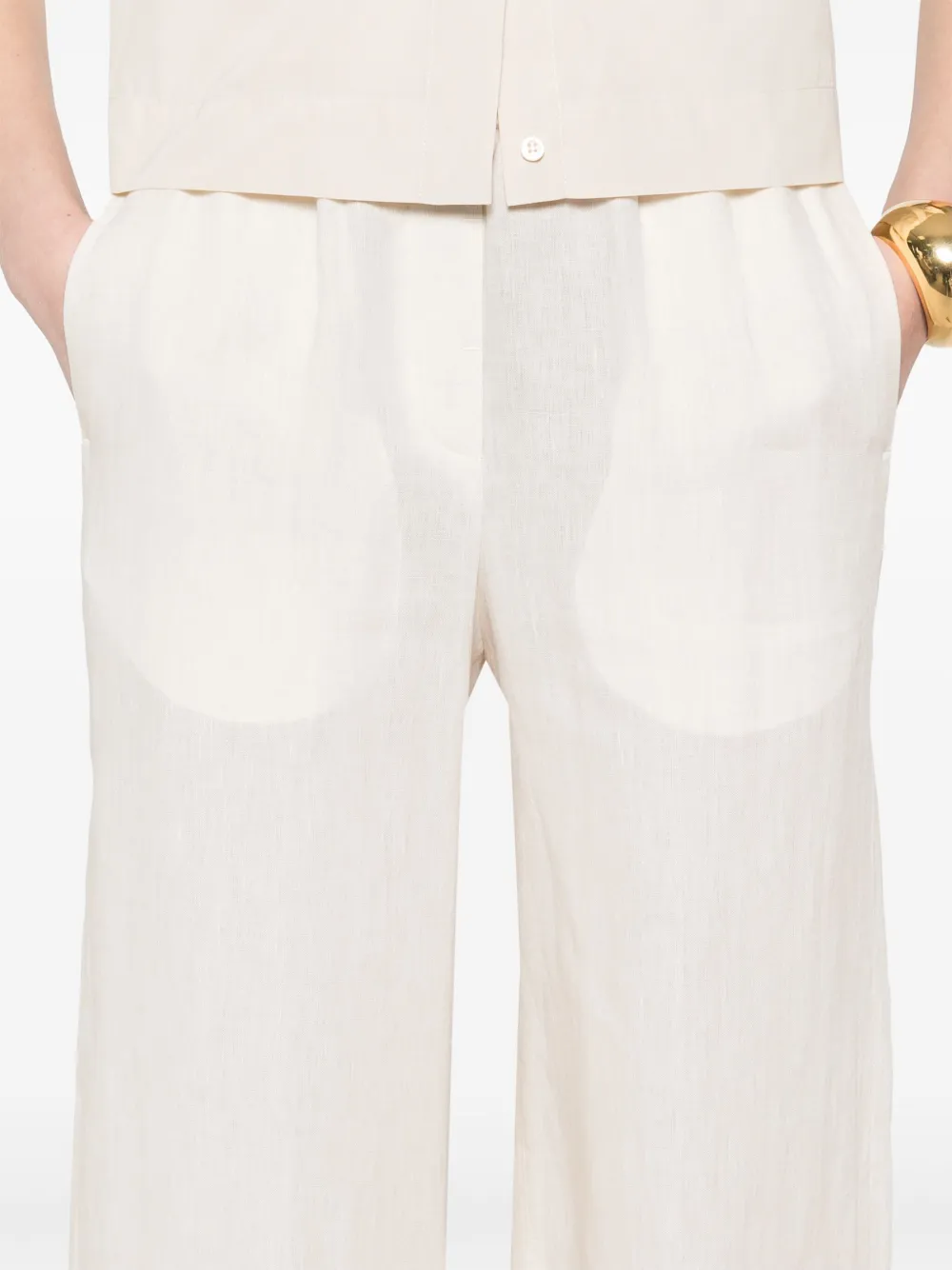 PESERICO LINEN TROUSERS