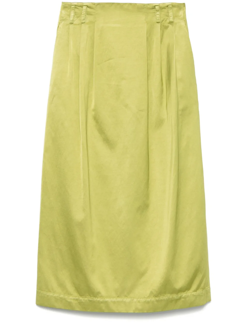 Peserico falda midi con efecto satinado | verde | Image 1