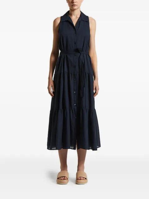 Peserico Easy tiered midi dress
