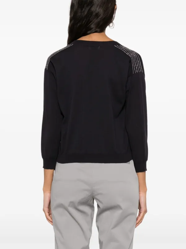 ペゼリコpeserico カーディガン Peserico コットン カーディガン | ブルー | FARFETCH JP