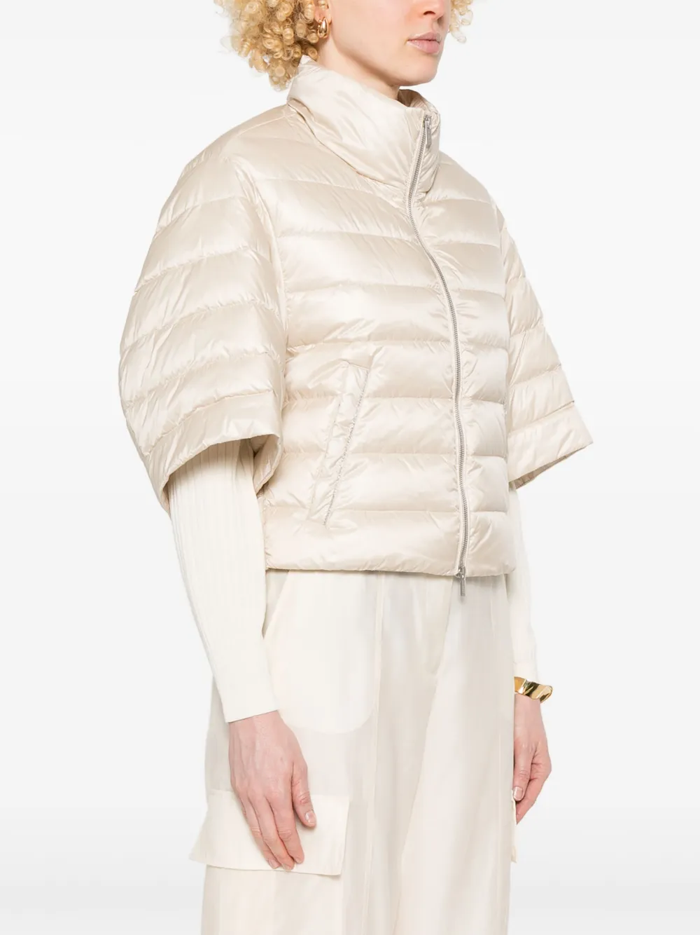 PESERICO SHORT-SLEEVES PUFFER JACKET