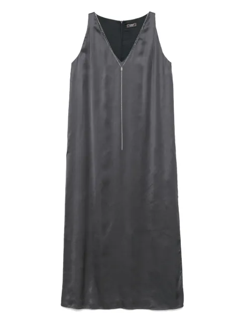 Peserico Monili-chain detailed midi dress