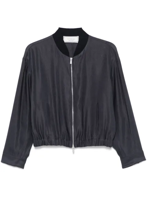 Peserico chamarra bomber estilo gabardina