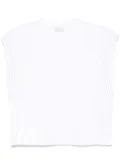 Peserico ball chain-detailed T-shirt - White