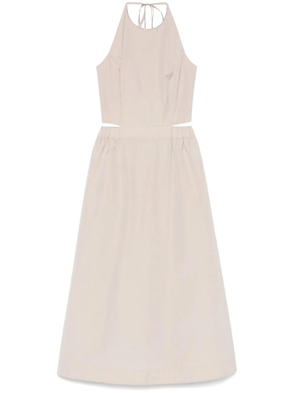 poplin maxi dress