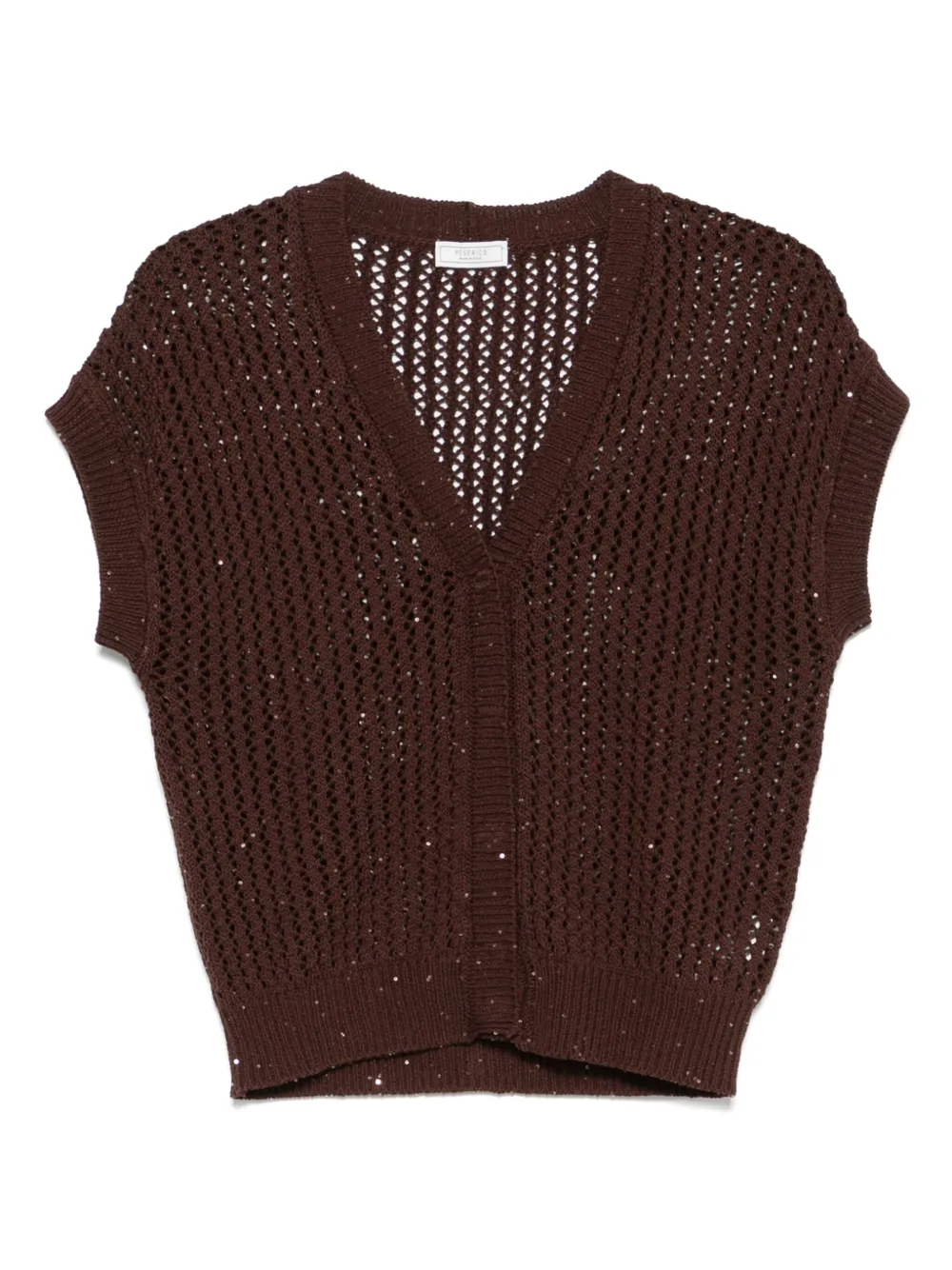 sequin-embellished cardigan