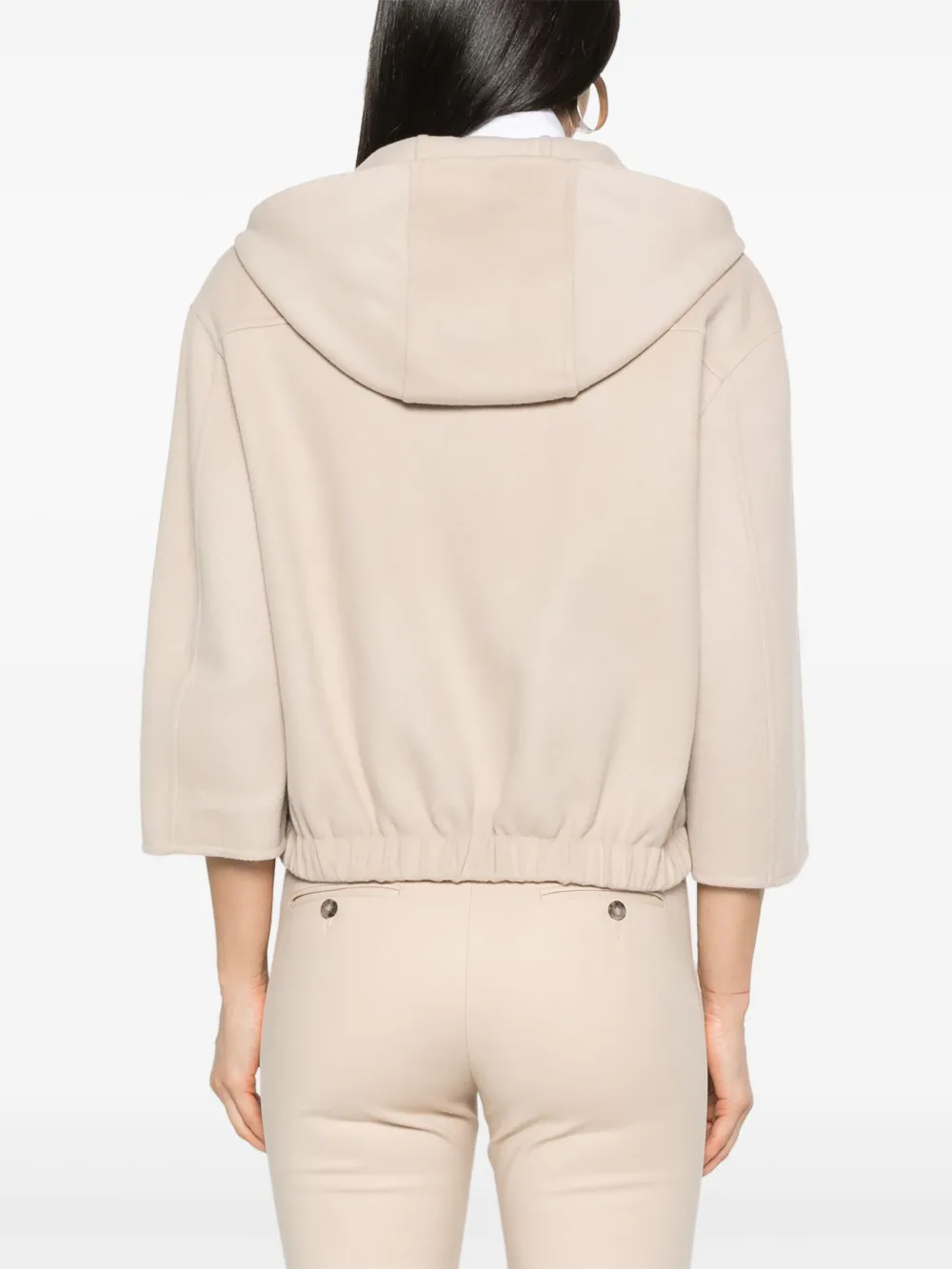 Peserico Jack met capuchon Beige