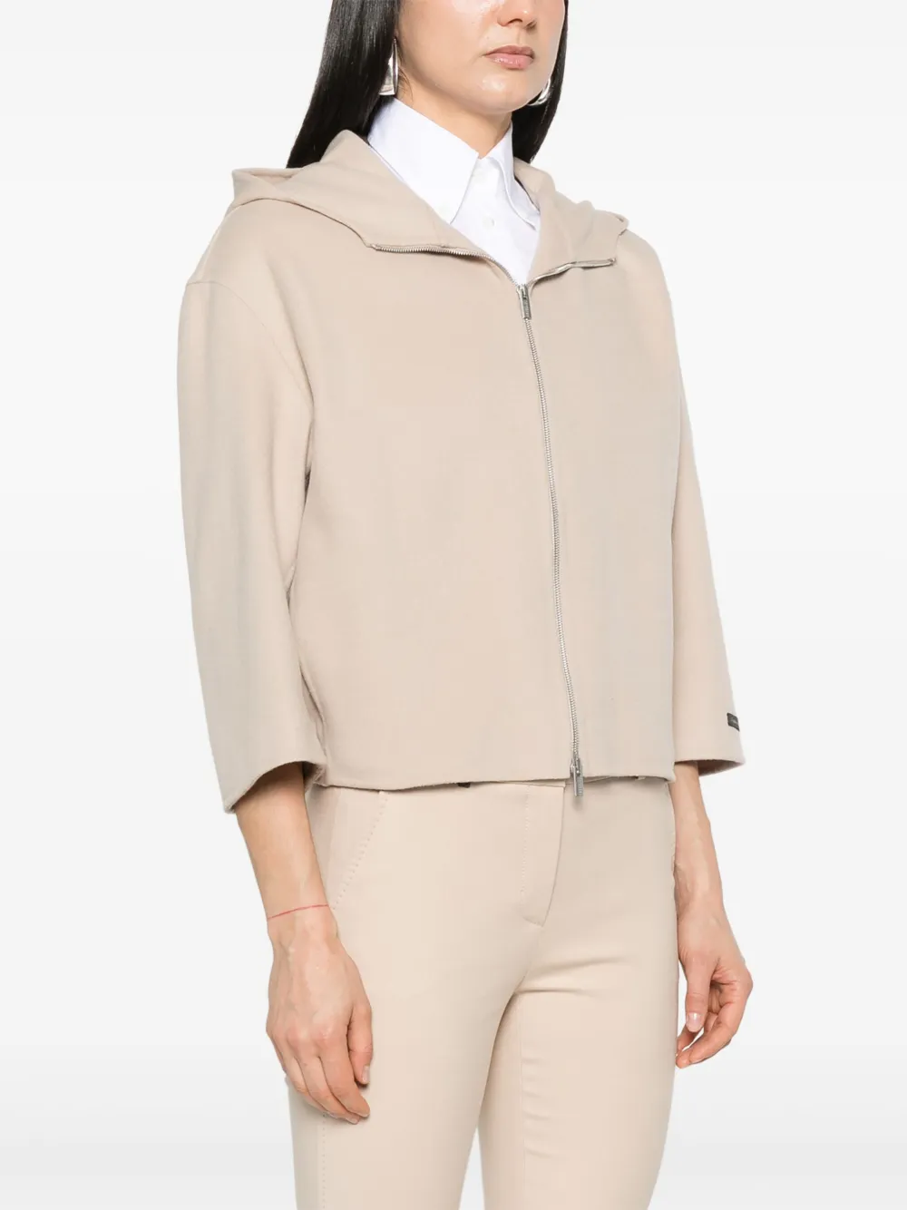 Peserico Jack met capuchon Beige