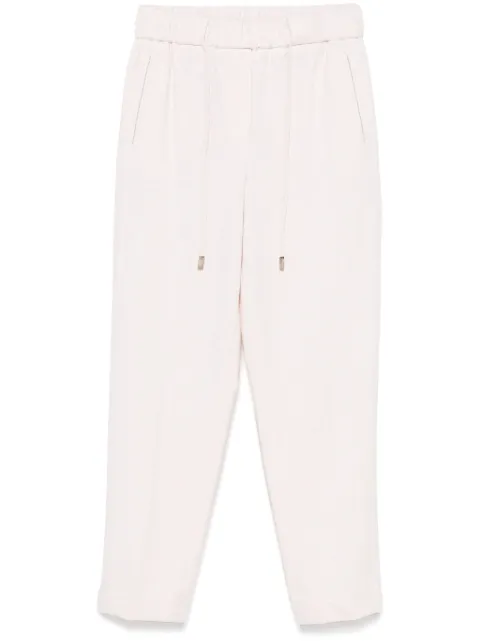 Peserico pants con efecto melange