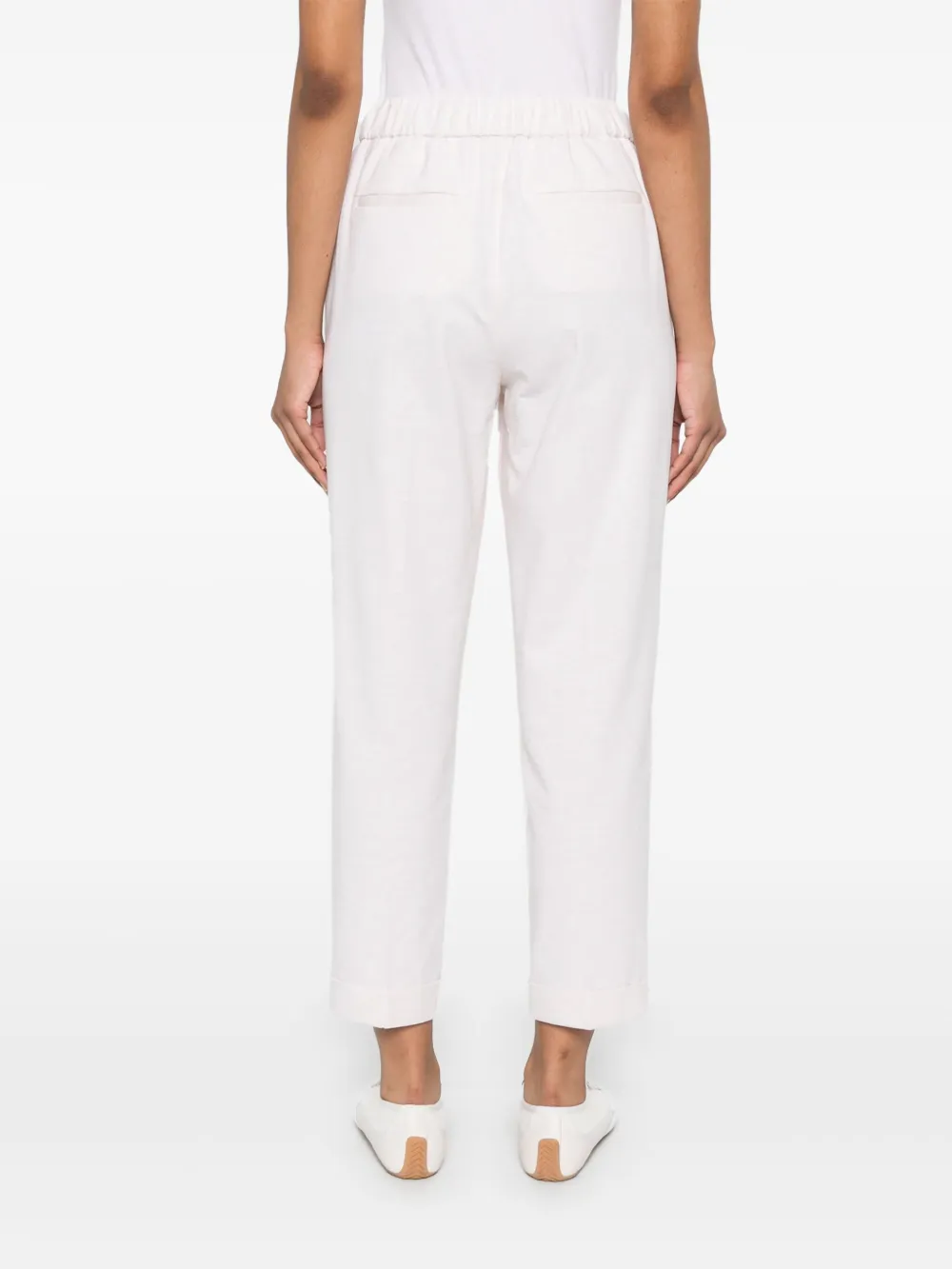 PESERICO MÉLANGE-EFFECT SWEATPANTS
