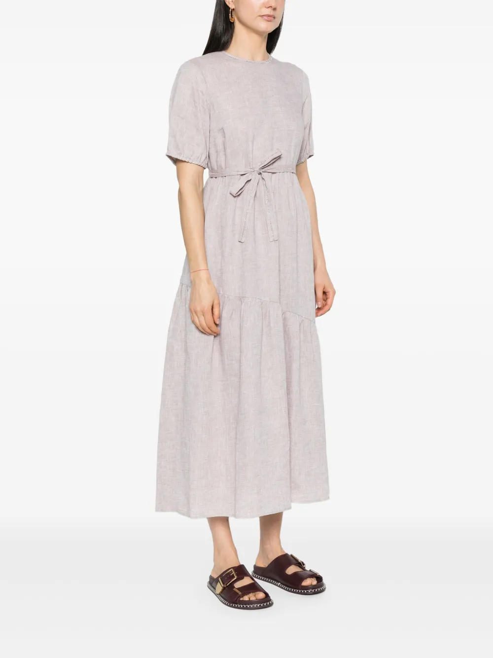 PESERICO PUNTO LUCE-CHAIN MIDI DRESS