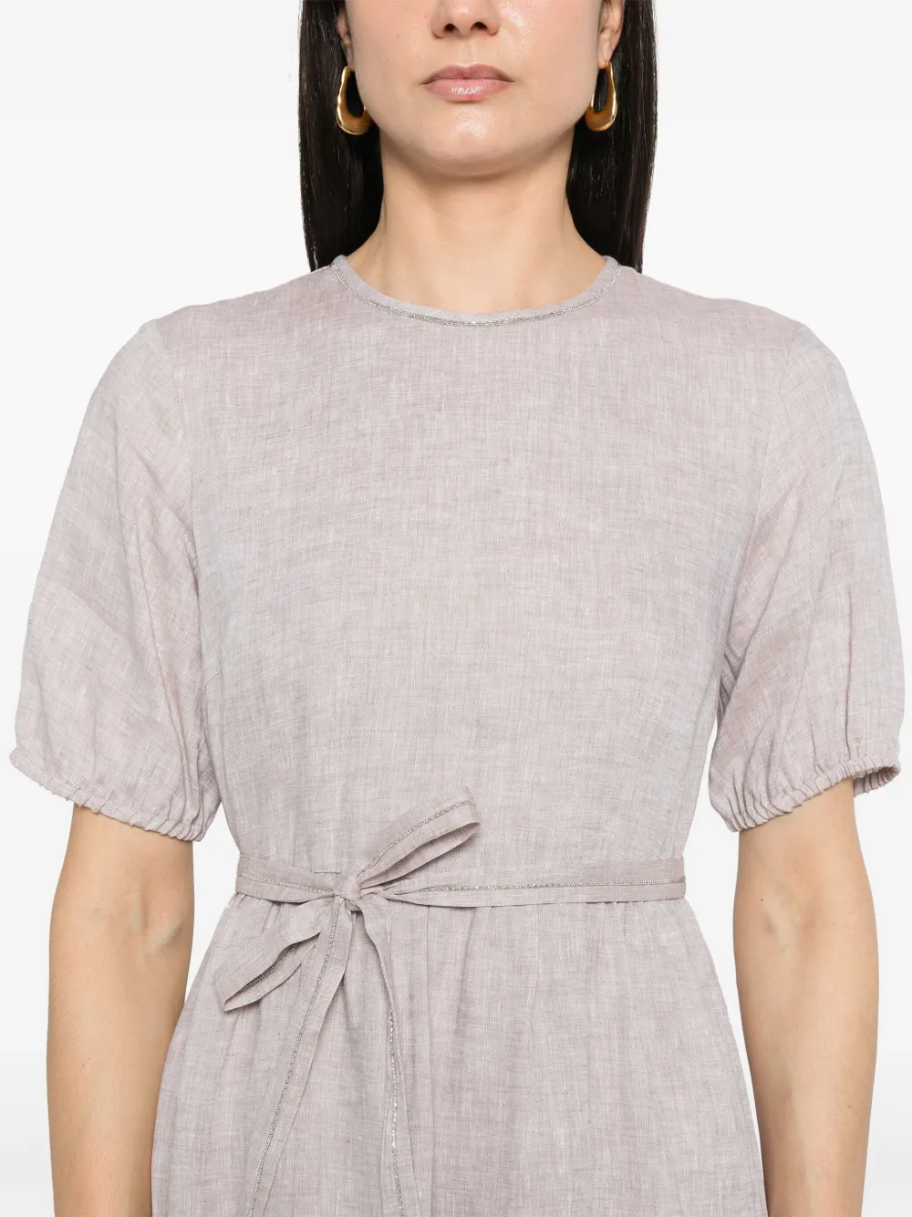 PESERICO PUNTO LUCE-CHAIN MIDI DRESS