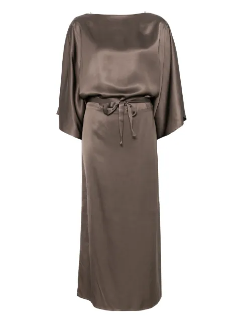 Peserico vestido midi de satén