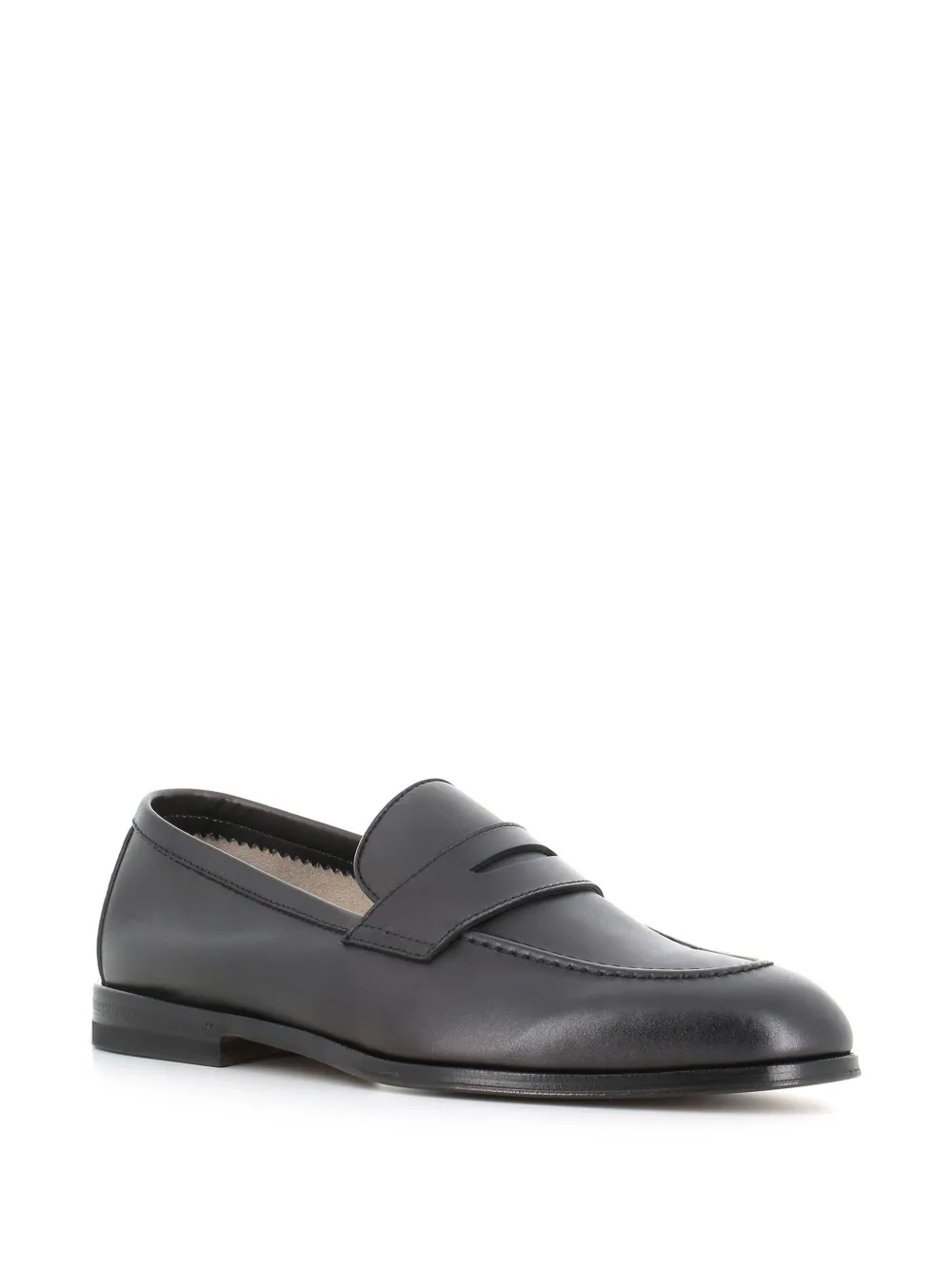 Henderson Baracco leather loafers - Zwart