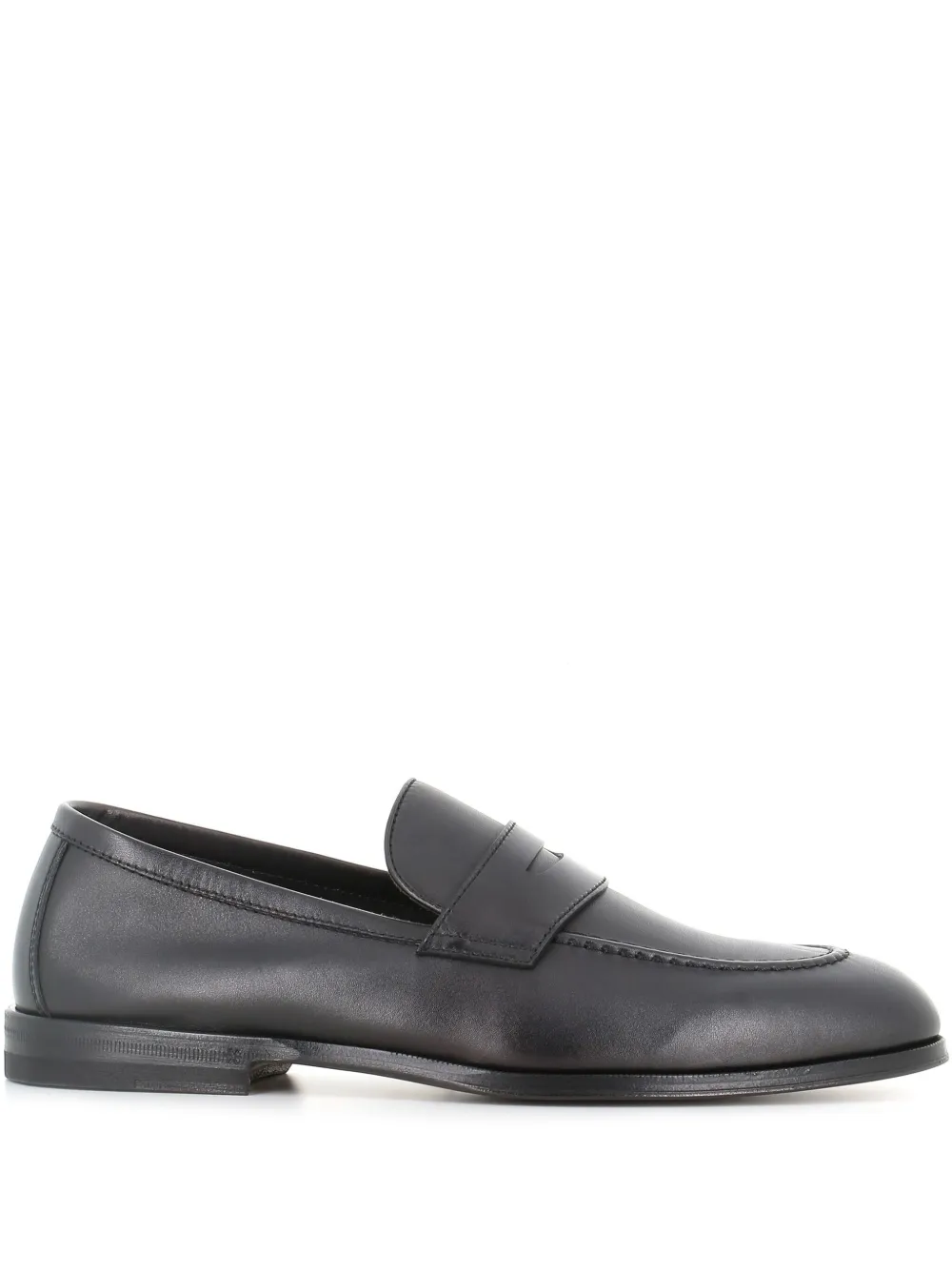 Henderson Baracco Leren loafers Zwart