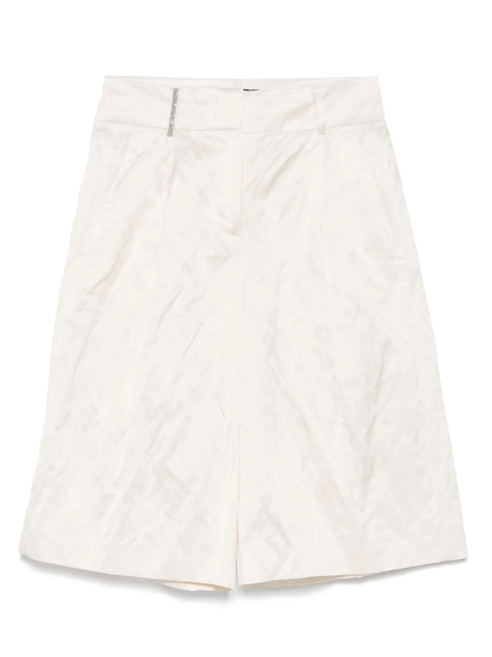 pleat-detail shorts