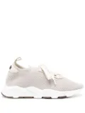 Peserico lurex knitted sneakers - Neutrals