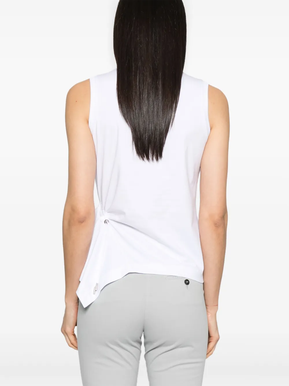 PESERICO DRAWSTRING TANK TOP
