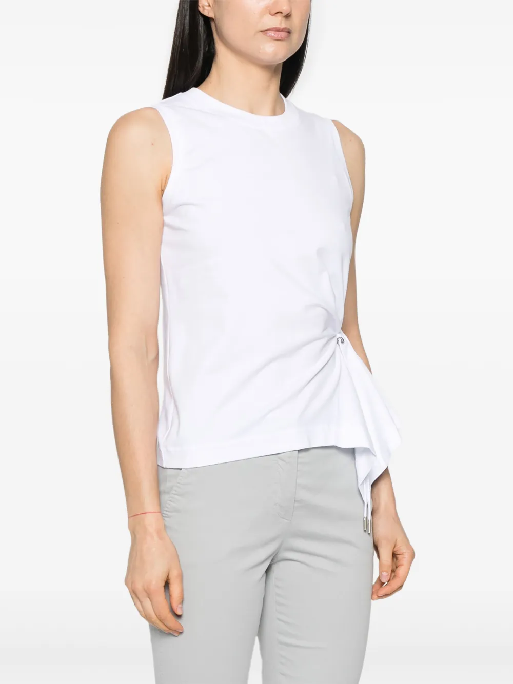 PESERICO DRAWSTRING TANK TOP