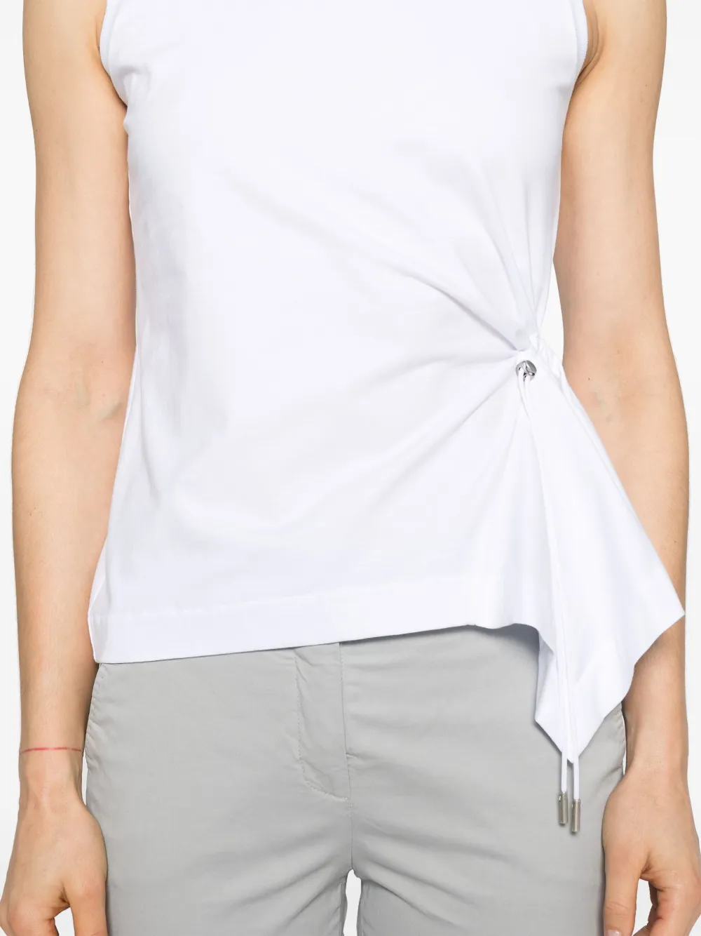 PESERICO DRAWSTRING TANK TOP