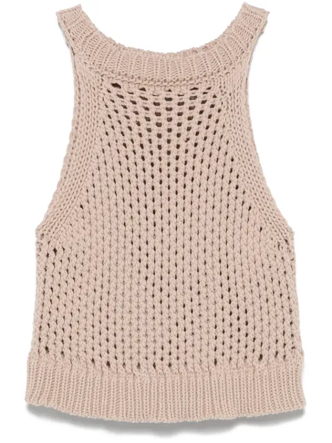 Peserico open-knit top 
