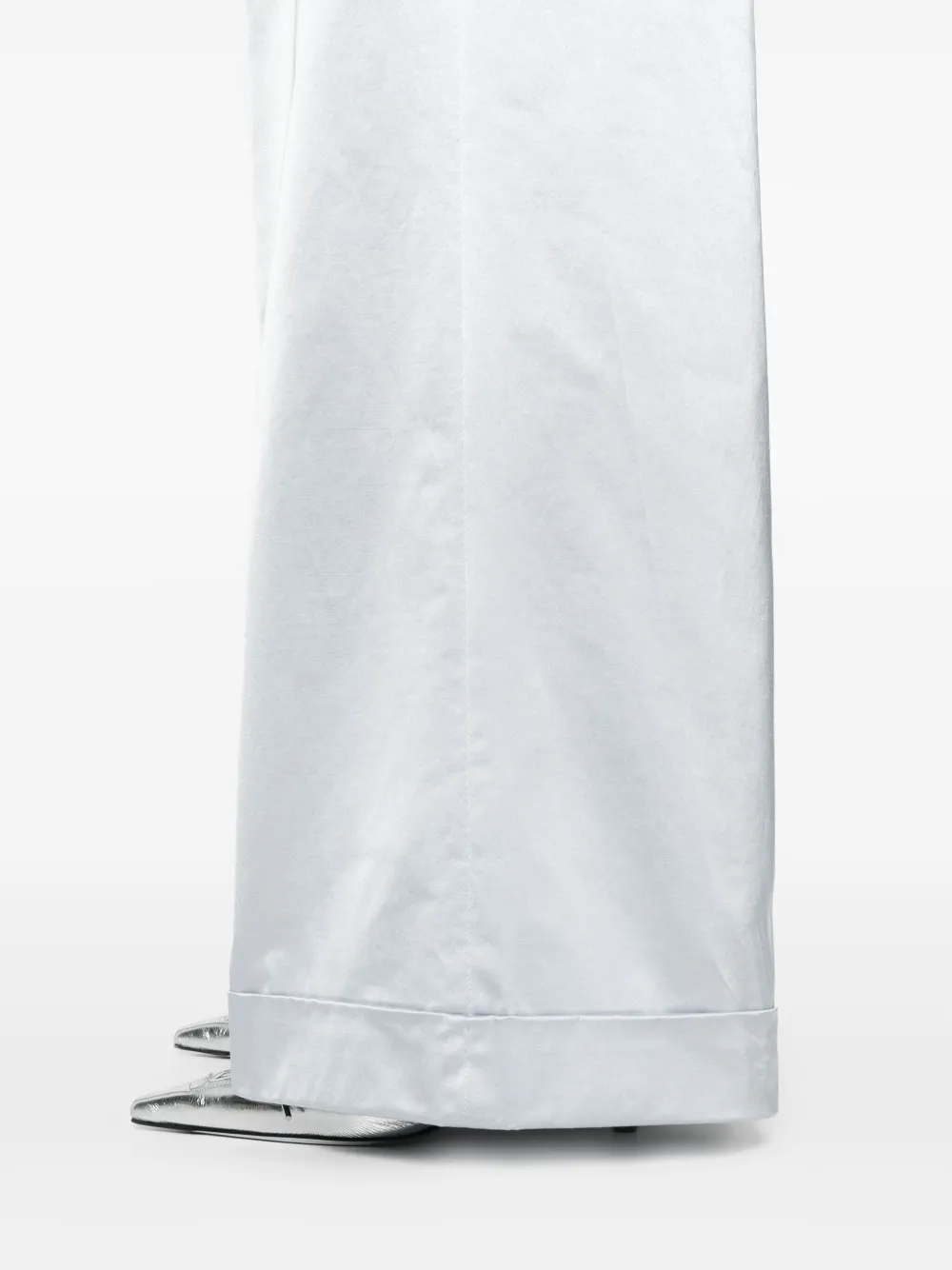 Peserico Satijnen broek Blauw