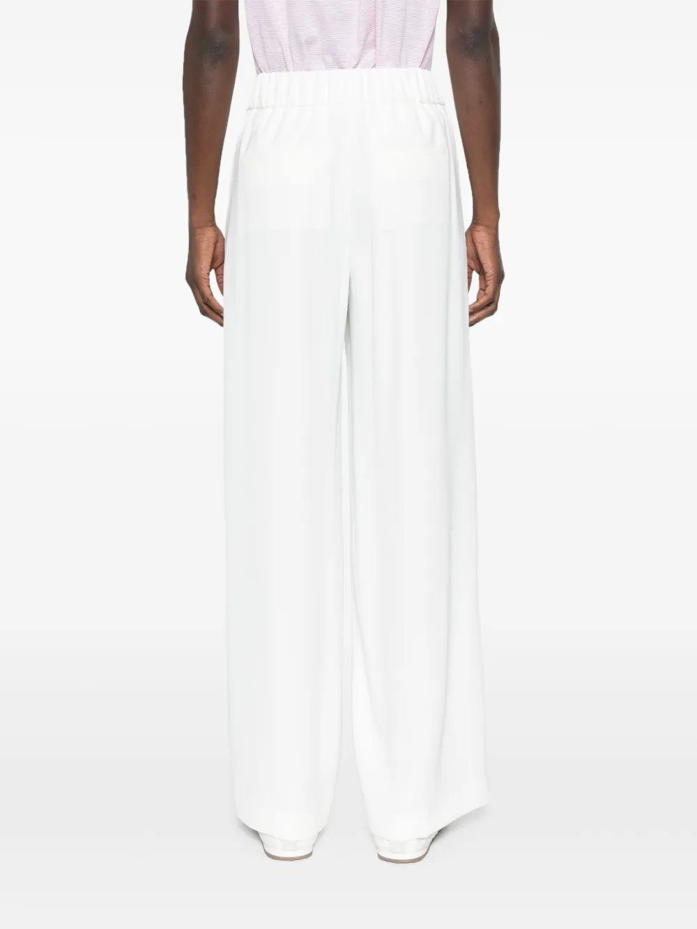 Peserico Straight broek Wit