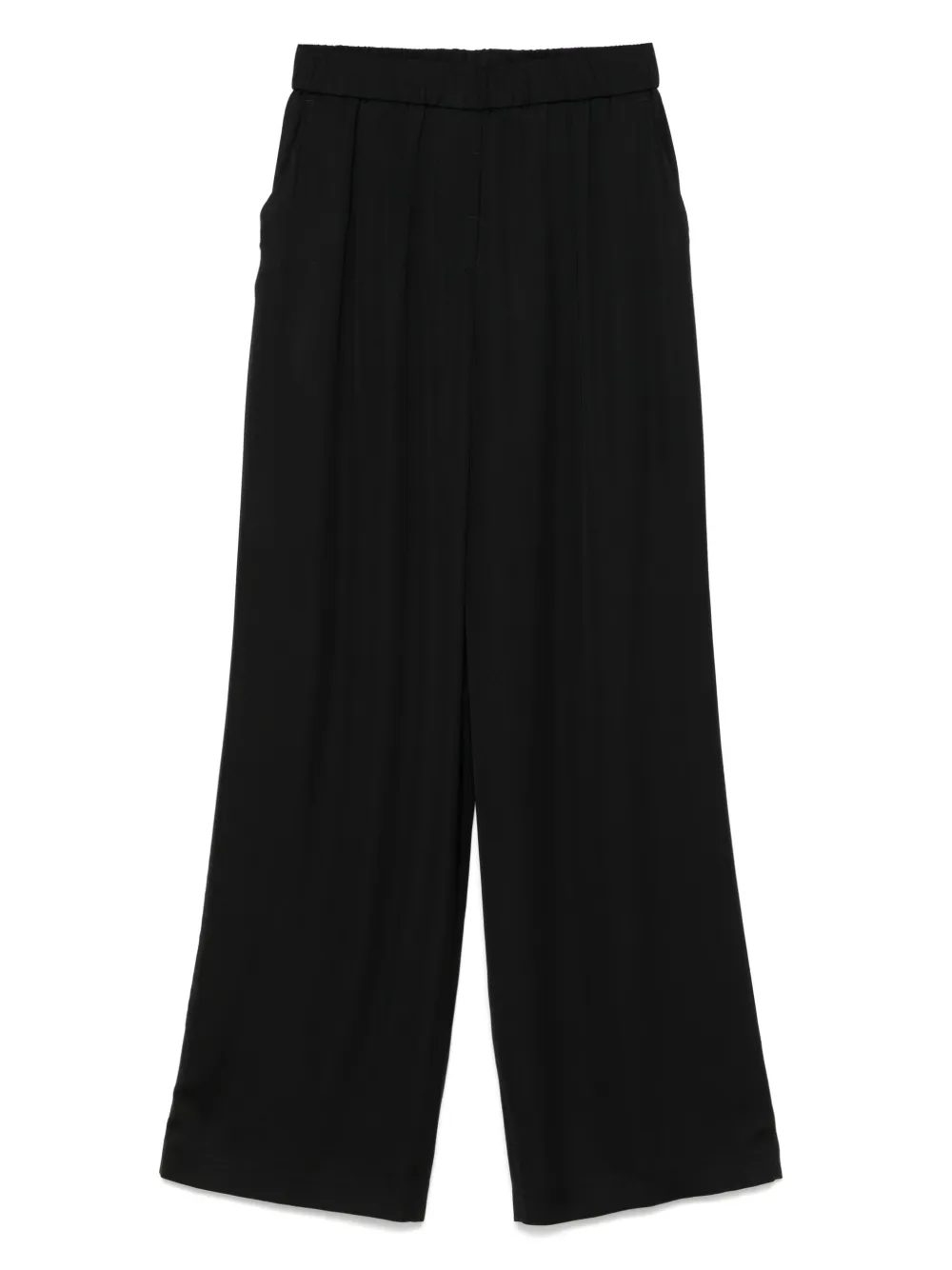 satin palazzo trousers