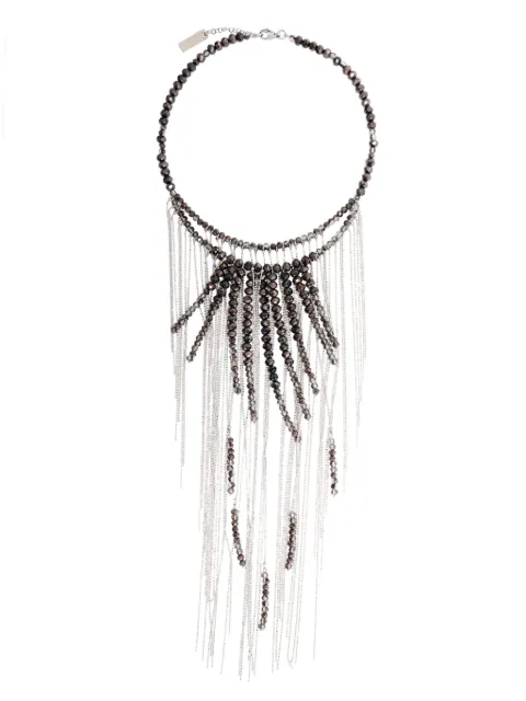 Peserico fan-effect necklace  