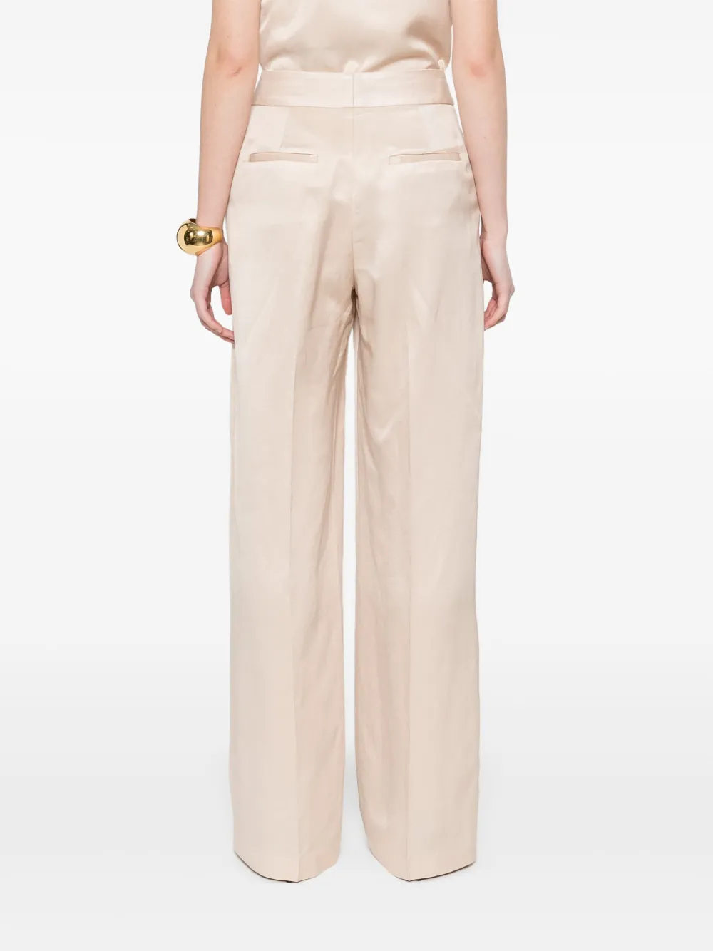 Peserico Straight broek Beige