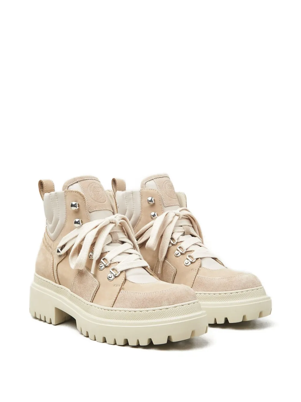 Peserico lace-up platform ankle boots Neutrals
