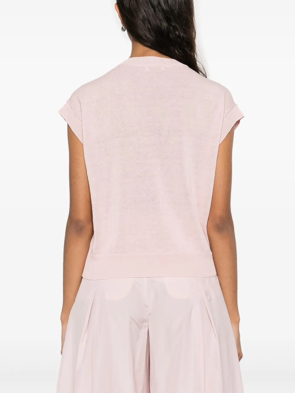 Peserico Punto Luce-detail T-shirt In Pink