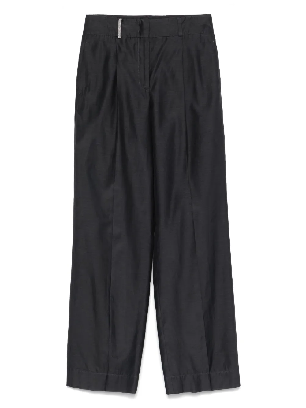 Peserico Broek met geplooid detail Grijs