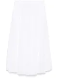 Peserico cotton midi skirt - White