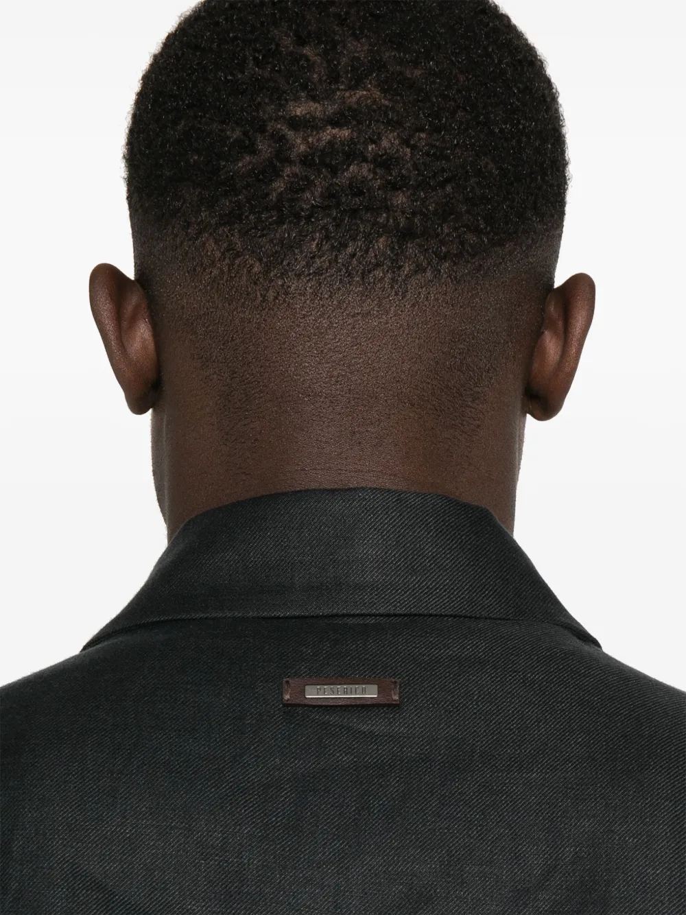 Peserico Linnen gabardine shirtjack Blauw