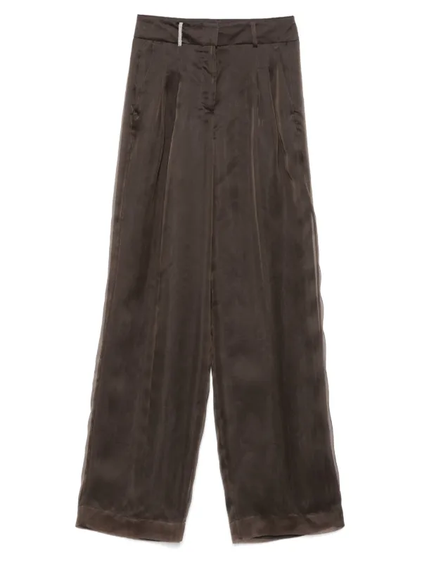ボトムスその他 PESERICO Women Pants P04718T302481048 Brown 28674091_58622966_600.jpg