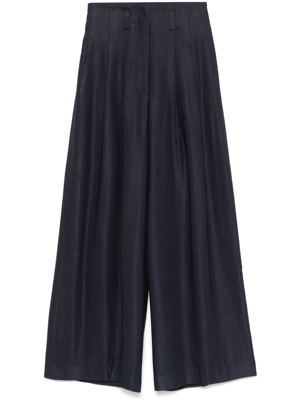 pleated palazzo pants