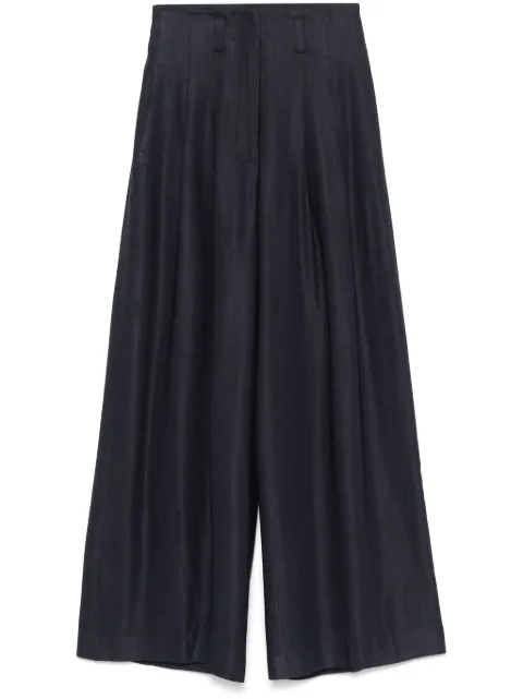 Peserico pleated palazzo pants
