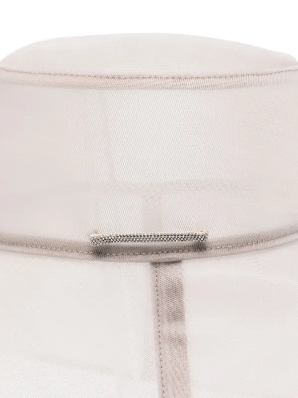 Peserico semi-sheer Sun Hat | Neutrals | FARFETCH ID