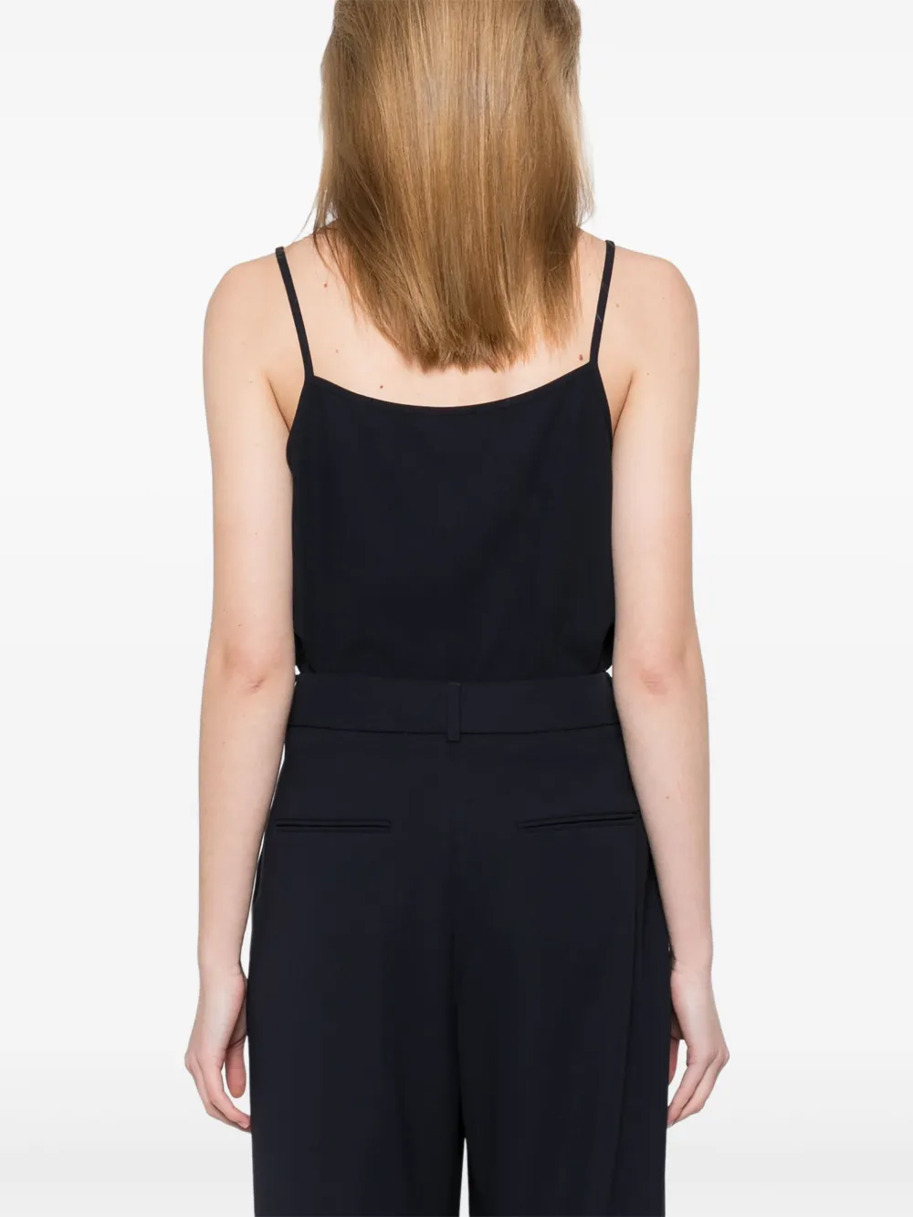 Shop Peserico Crepe Blouse In Blue