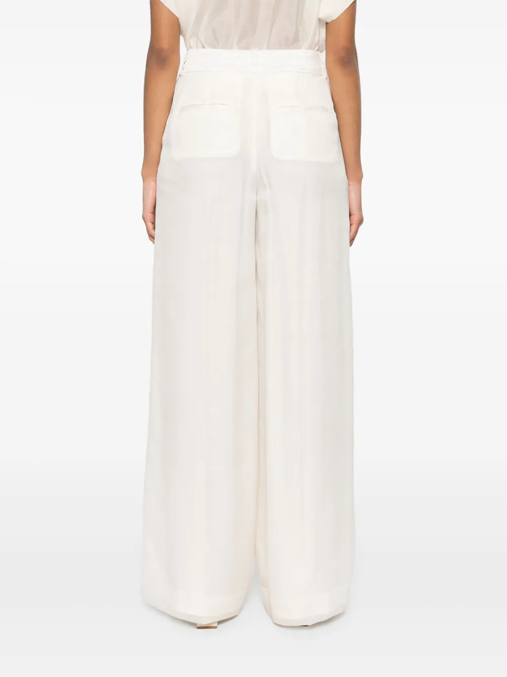 Peserico Organza broek Wit