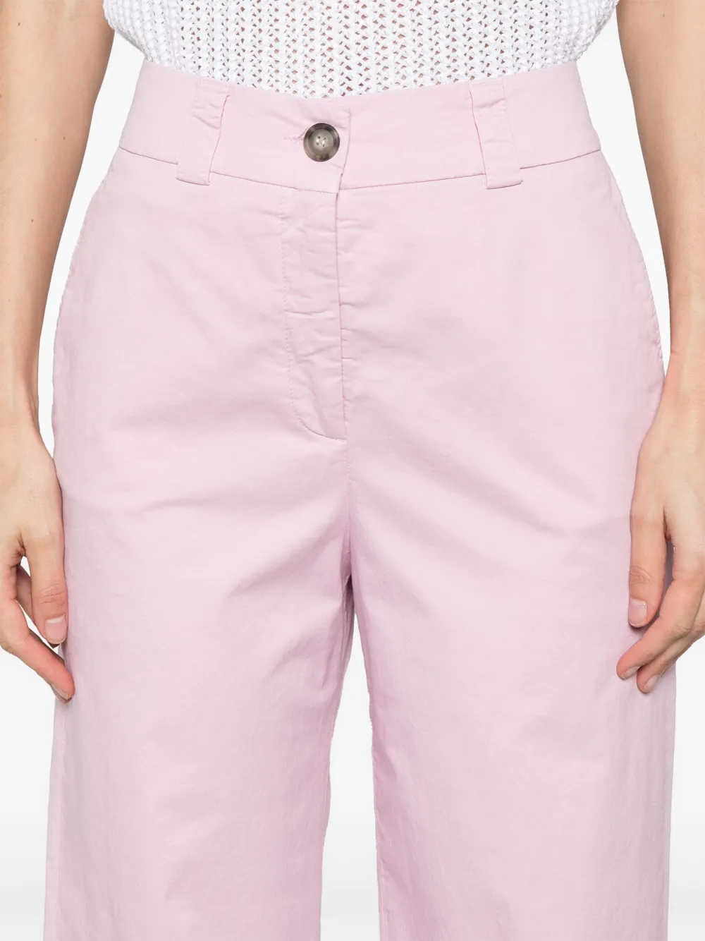 Peserico Cropped broek Roze