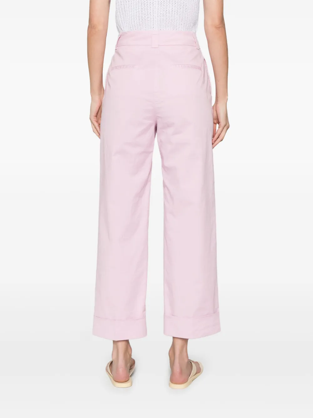 Peserico Cropped broek Roze