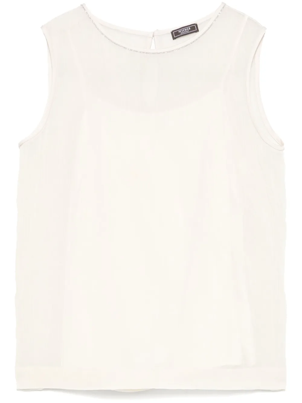 crew-neck blouse