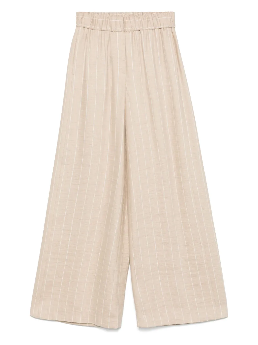 Peserico Gestreepte broek Beige
