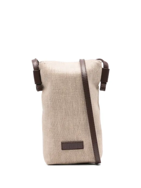 Peserico bolsa para celular con parche del logo