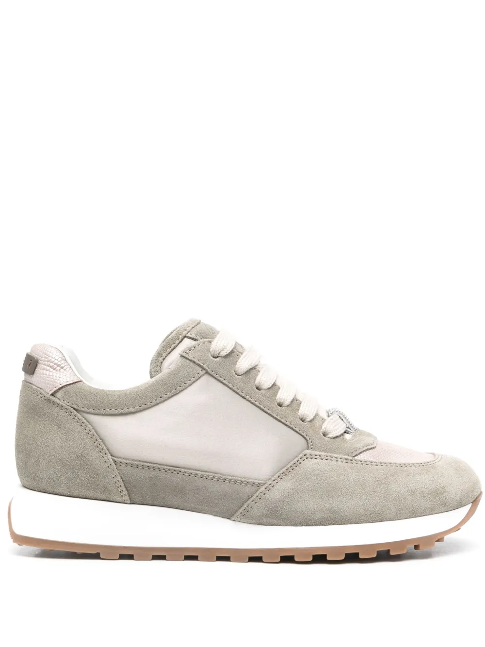 Peserico panelled sneakers Green