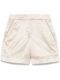 Peserico satin shorts - Neutrals